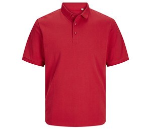 PRODUKT - JACK & JONES JJ7556 - Organic cotton polo shirt Lipstick Red