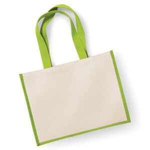 Westford mill WM422 - Classic Burlap Shopping Bag