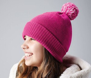 Beechfield BF450B - Childrens hat with pompom