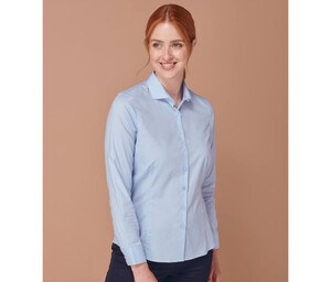 HENBURY HY533 - LADIES LONG SLEEVED STRETCH SHIRT