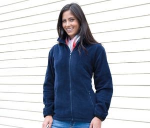 Result RS220F - Womens essential large zip fleece