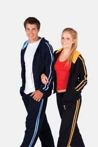 Ramo F600UN - Ladies/Junior stripe sleeves Hoodies